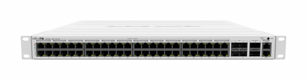 Switch|mikrotik|crs354-48p-4s+2q+rm|type l3|4xsfp+|2xqsfp+|1|poe ports 48|crs354-48p-4s+2q+rm