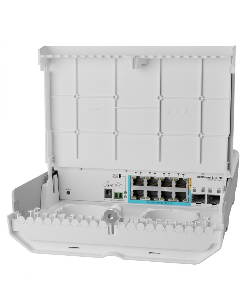 Mikrotik netpower lite 7r (css610-1gi-7r-2s+out)