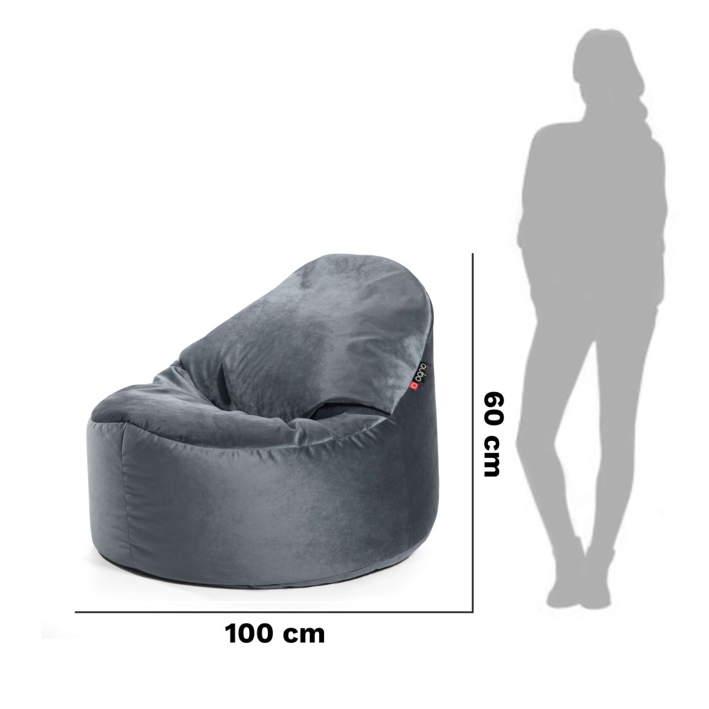 Sėdmaišis Cuddly 80 FRESH FIT, Onyx, 100 × 80 × 60 cm 2