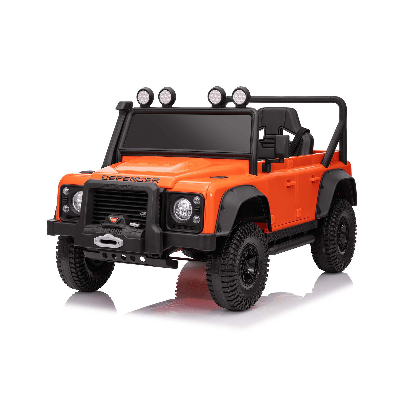 Vaikiškas elektromobilis HATIS “Land Rover Defender 110 SVX ”, oranžinis