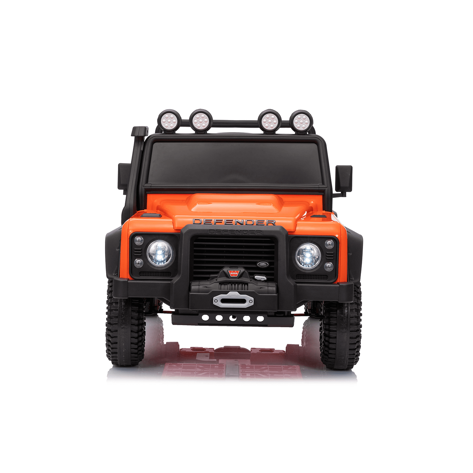 Vaikiškas elektromobilis HATIS “Land Rover Defender 110 SVX ”, oranžinis 2