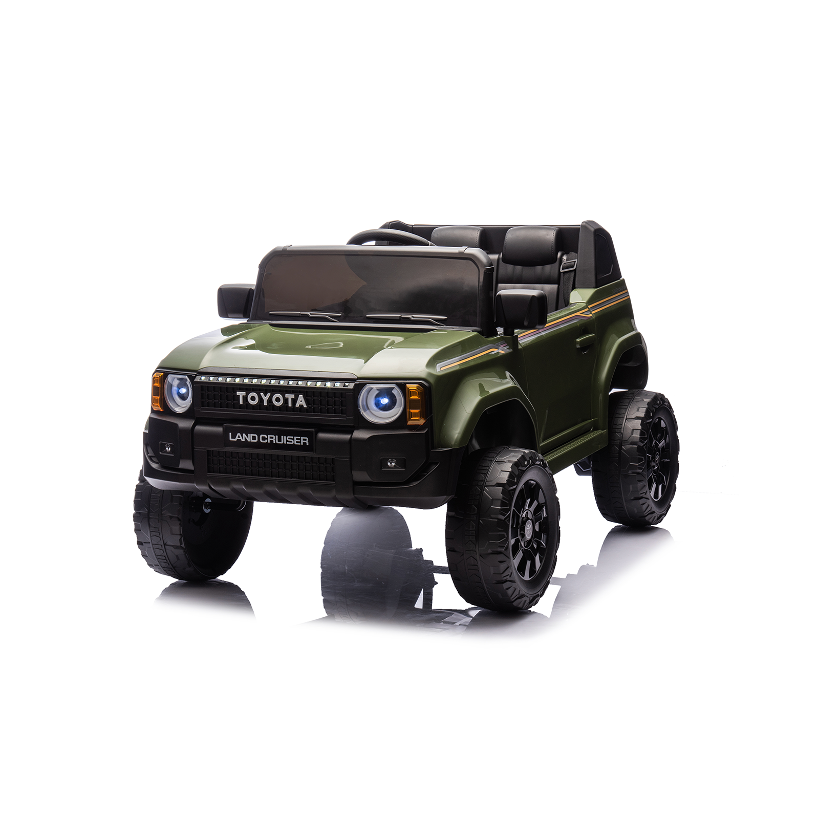 Vaikiškas elektromobilis HATIS “Toyota Land Cruiser”, žalias