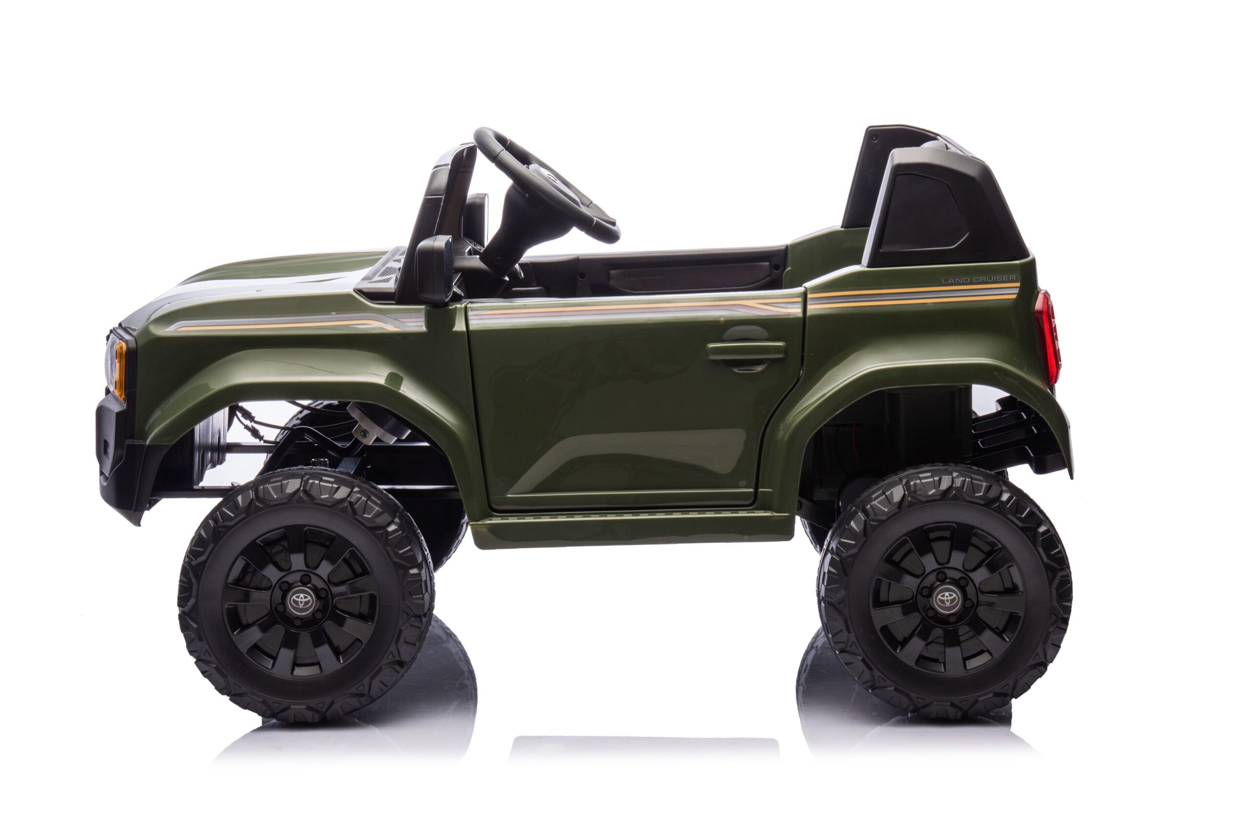 Vaikiškas elektromobilis HATIS “Toyota Land Cruiser”, žalias 2