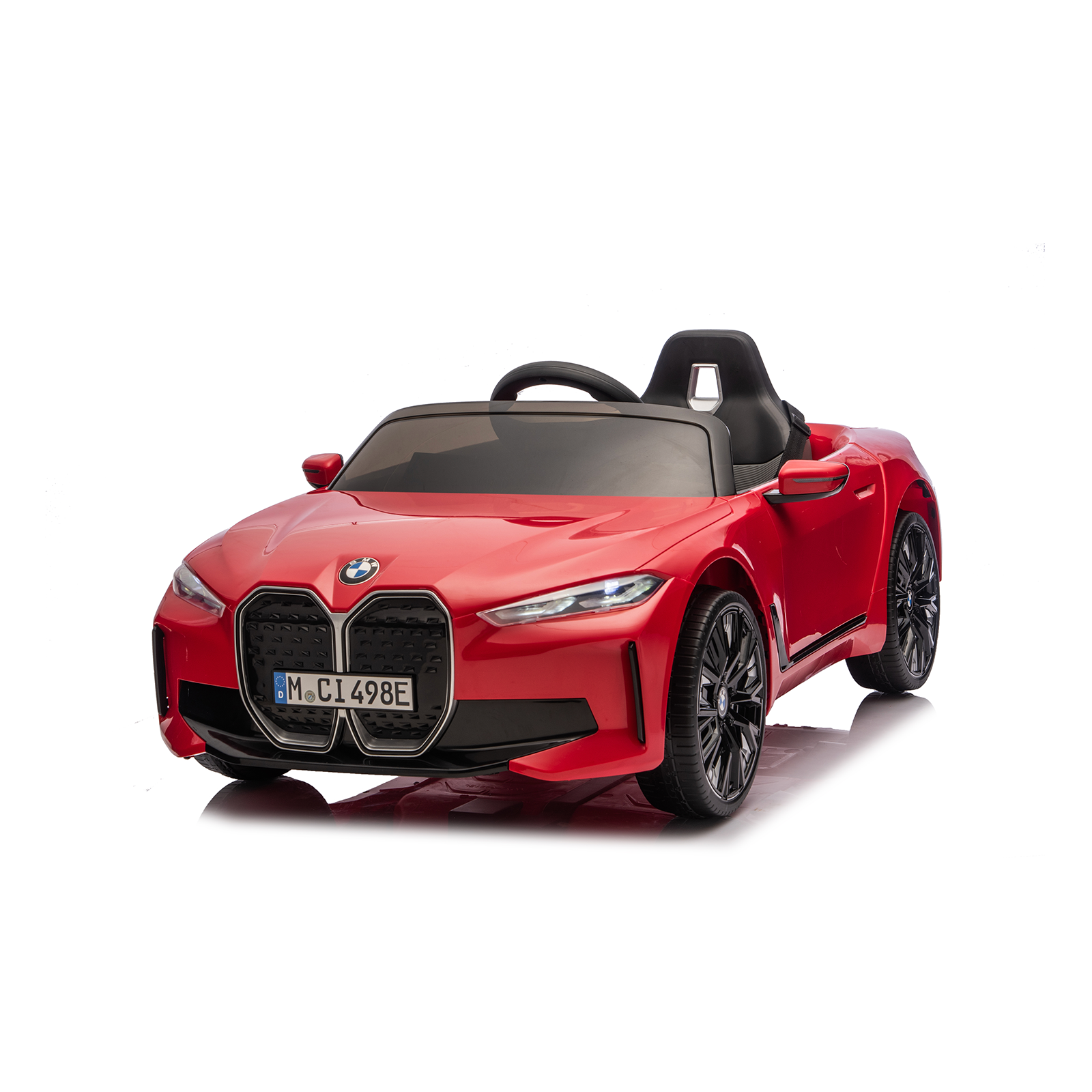 Vaikiškas elektromobilis HATIS “BMW I4”, raudonas