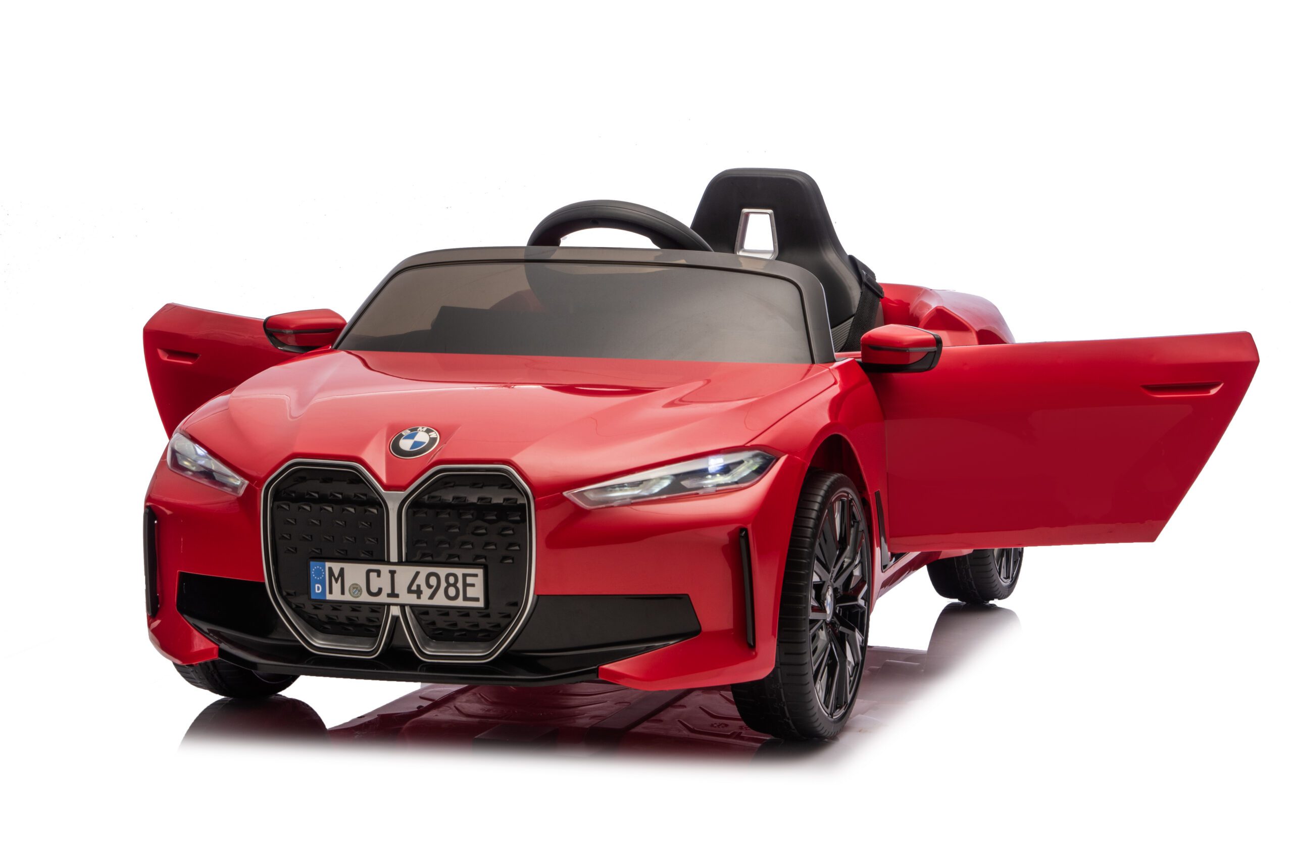 Vaikiškas elektromobilis HATIS “BMW I4”, raudonas 3