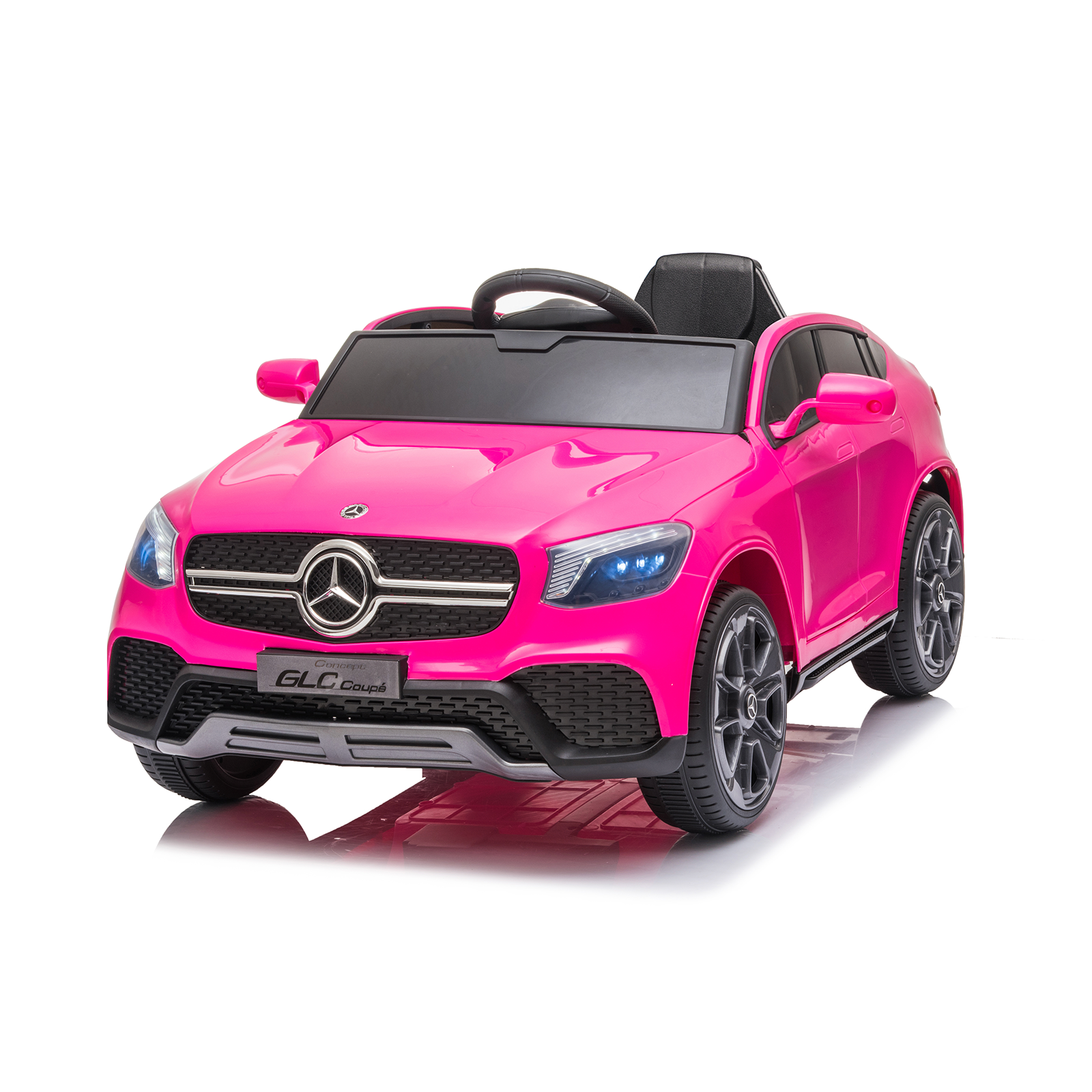 Vaikiškas elektromobilis HATIS Mercedes GLC, rožinis, 105 × 68 × 50 cm