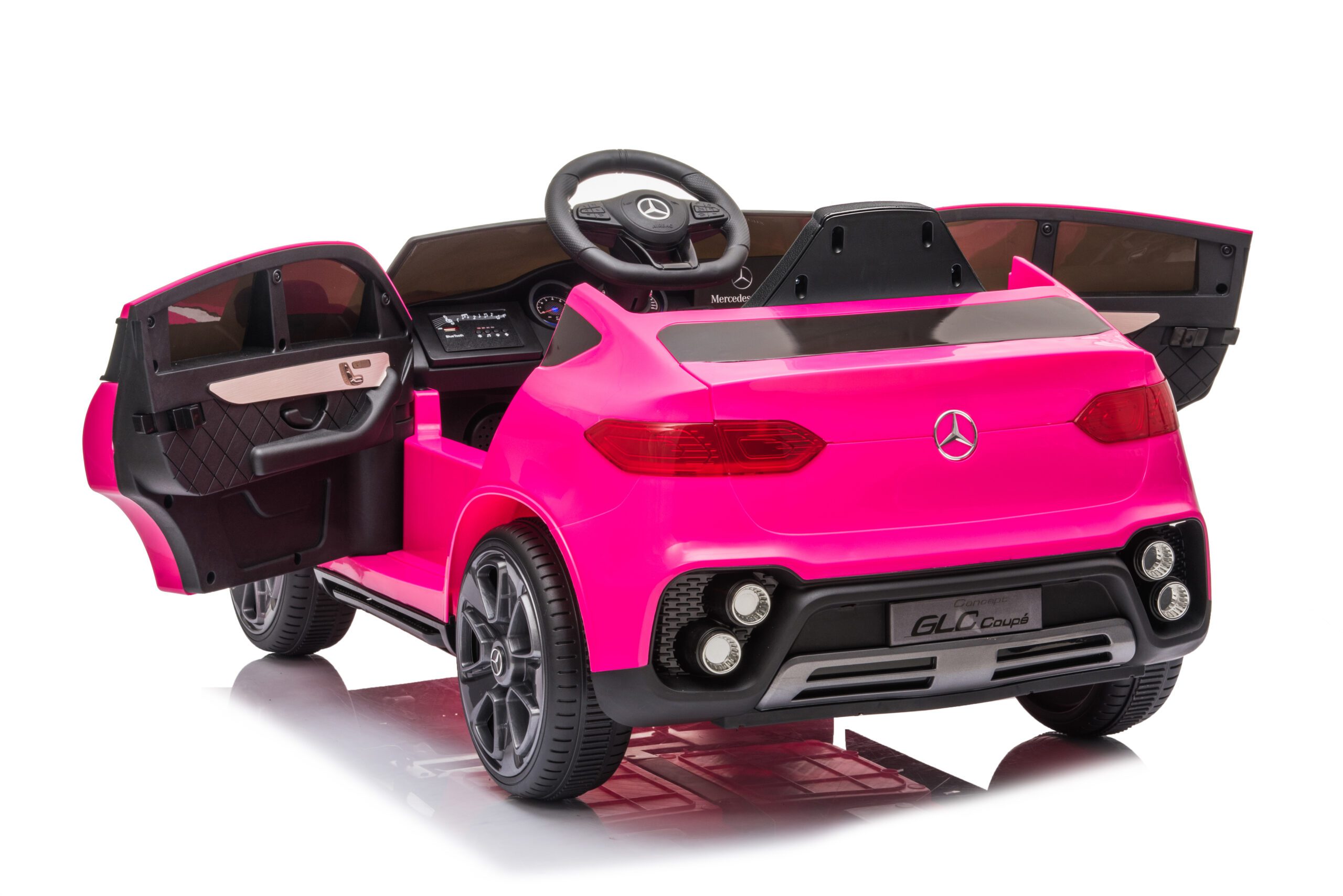 Vaikiškas elektromobilis HATIS Mercedes GLC, rožinis, 105 × 68 × 50 cm 3