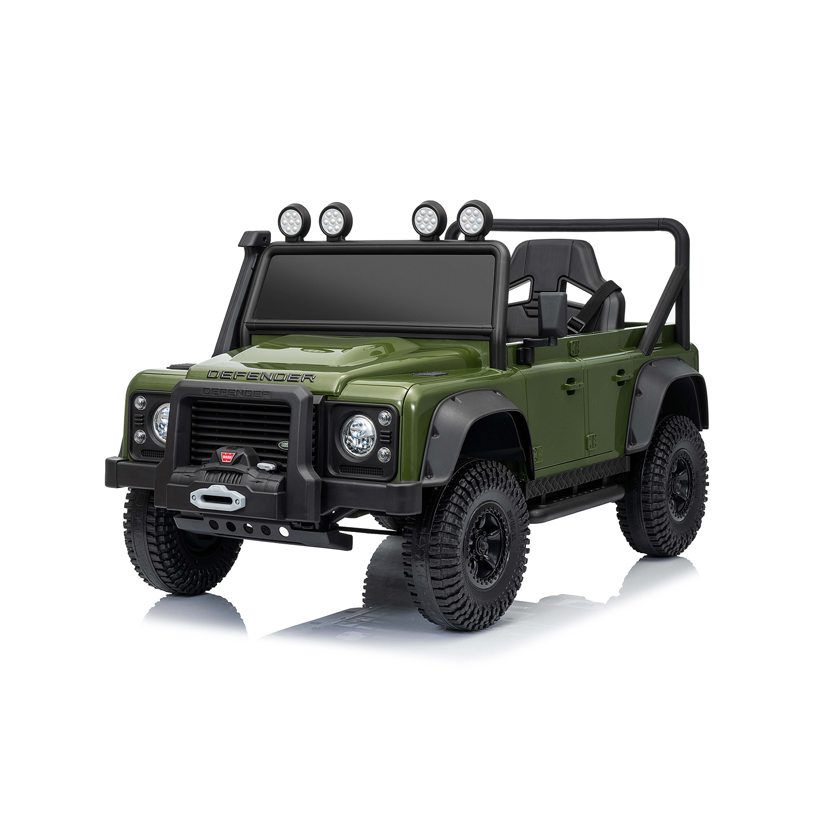 Vaikiškas elektromobilis HATIS “Land Rover Defender 110 SVX ”, žalias