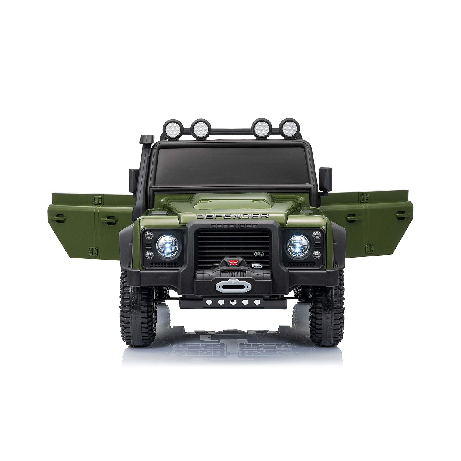 Vaikiškas elektromobilis HATIS “Land Rover Defender 110 SVX ”, žalias