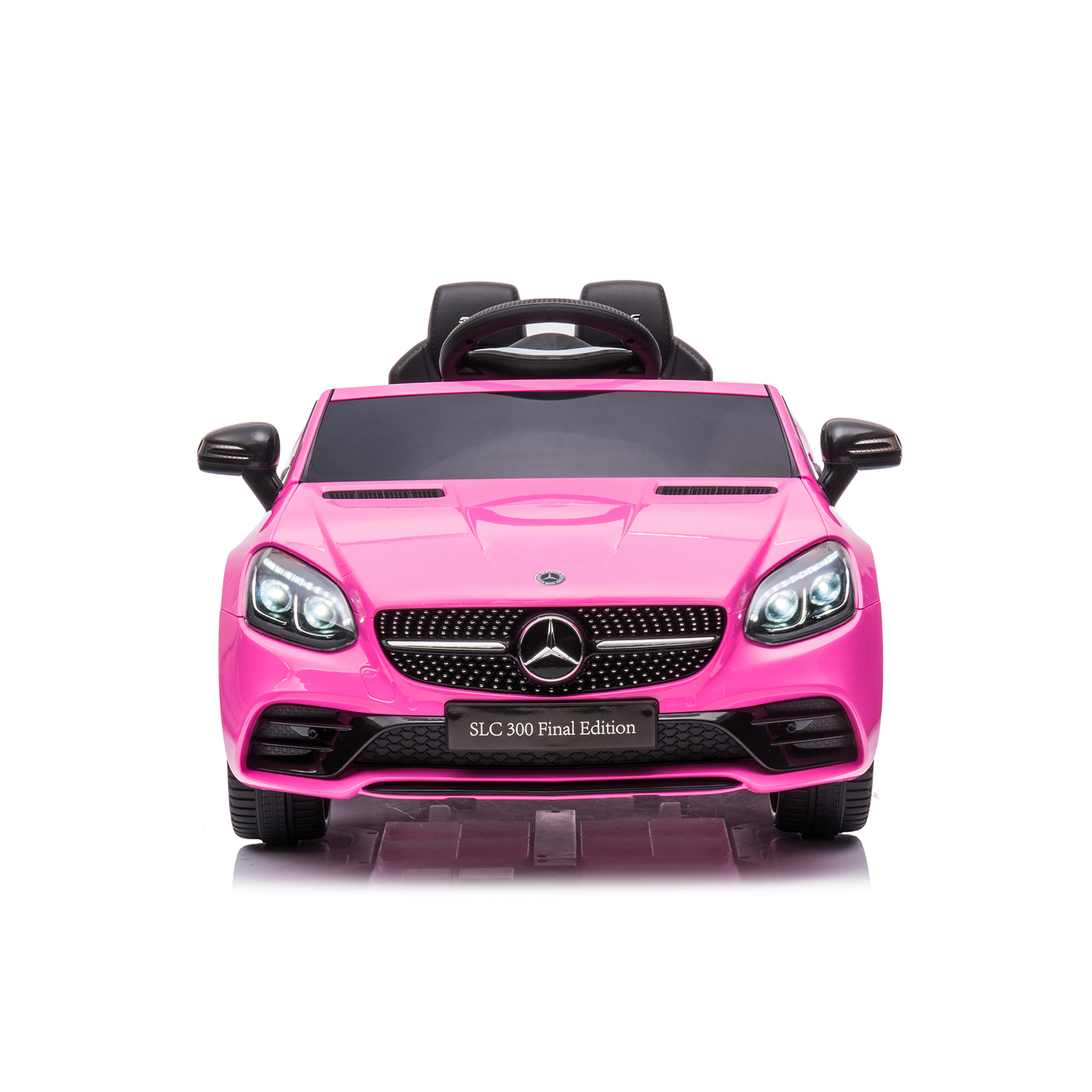 Vaikiškas elektromobilis HATIS „Mercedes-Benz SLC“, rožinis, 107 × 62,5 × 44 cm