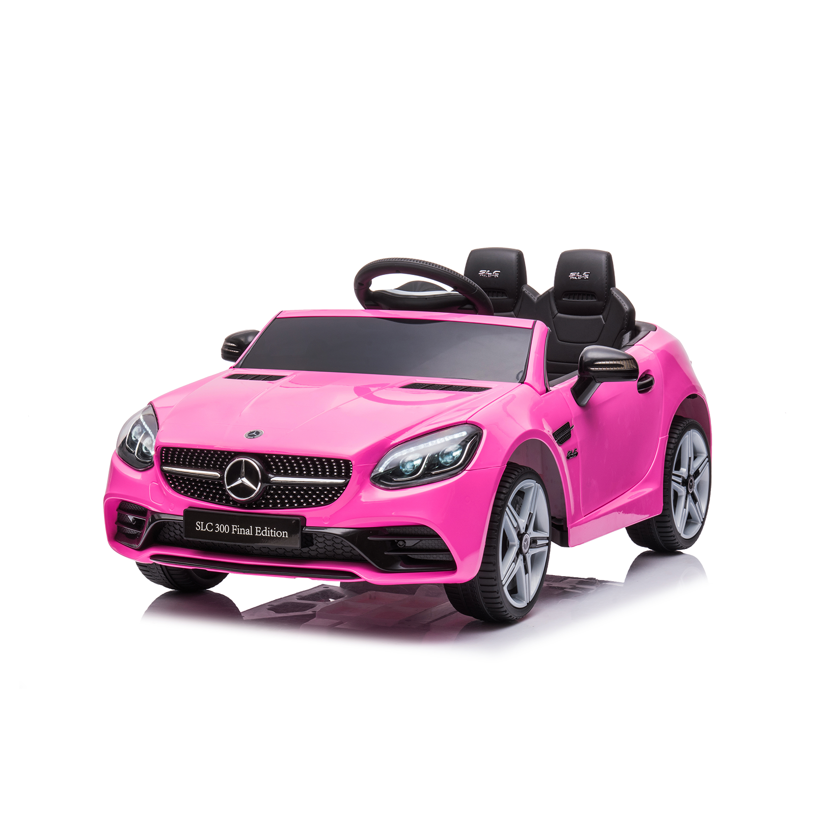 Vaikiškas elektromobilis HATIS „Mercedes-Benz SLC“, rožinis, 107 × 62,5 × 44 cm