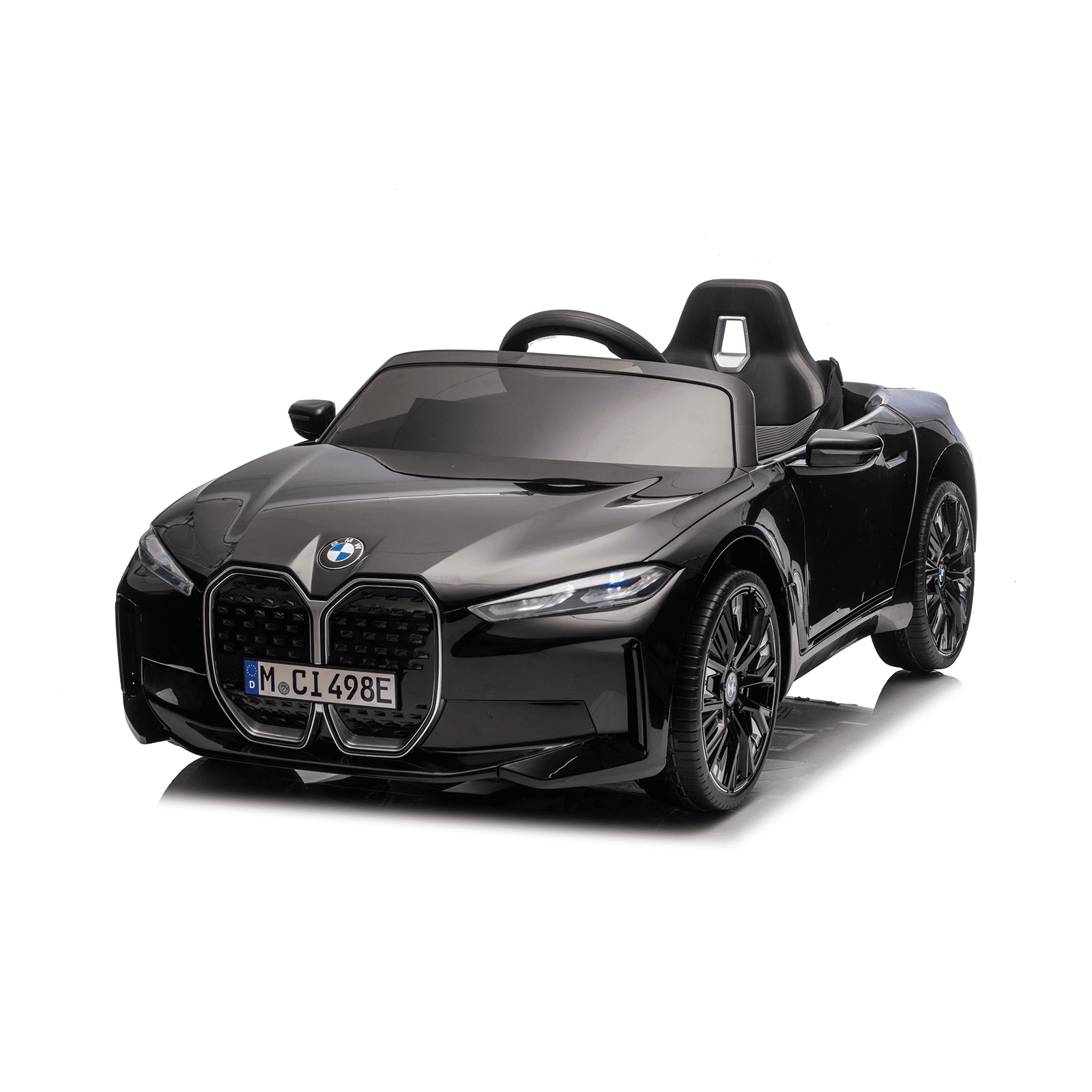 Vaikiškas elektromobilis HATIS “BMW I4”, juodas