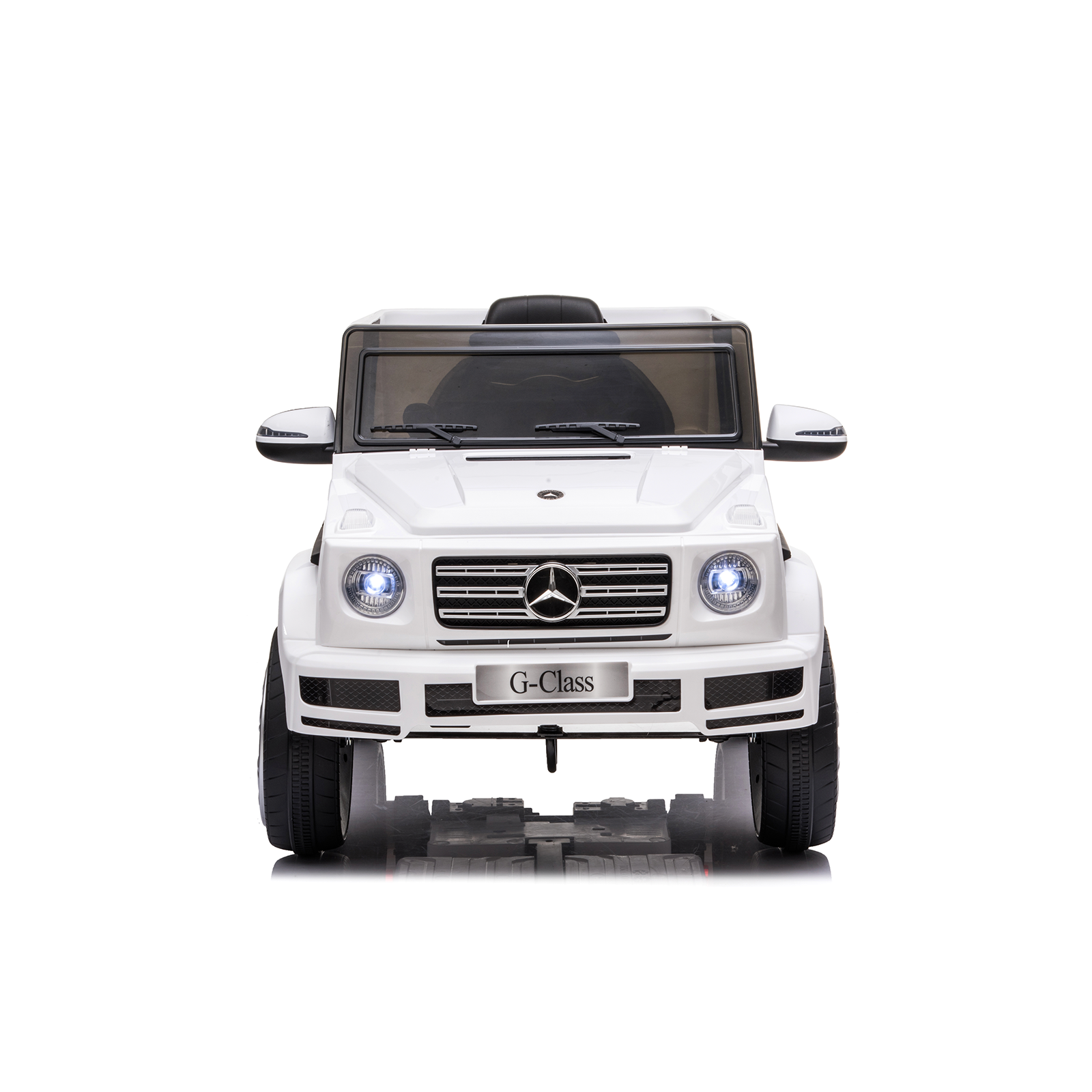 Vaikiškas elektromobilis HATIS “Mercedes-Benz G 500 ”, baltas