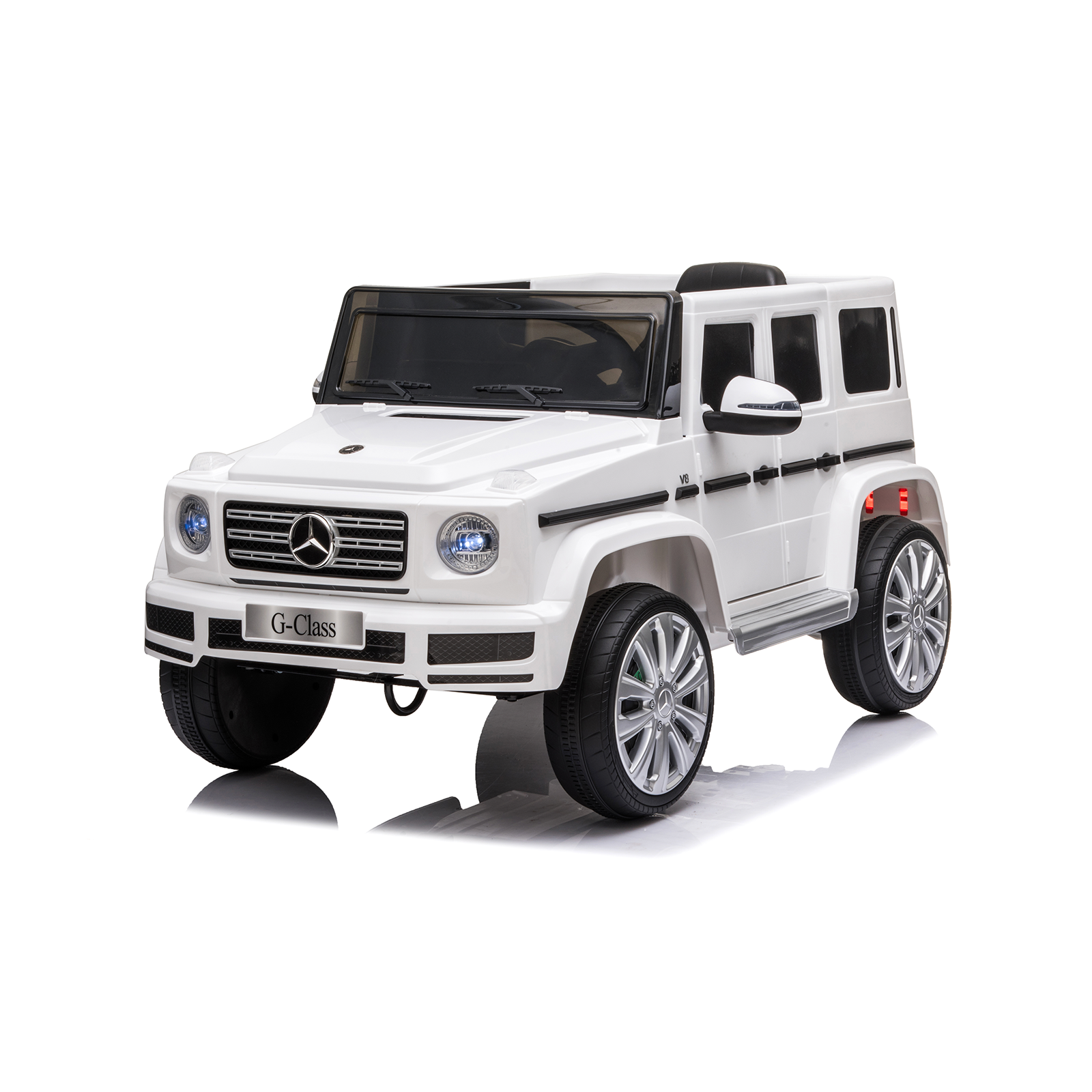 Vaikiškas elektromobilis HATIS “Mercedes-Benz G 500 ”, baltas