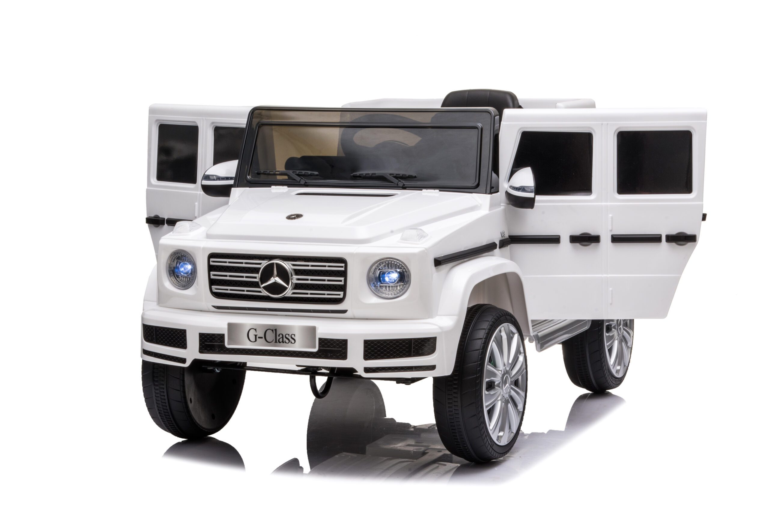 Vaikiškas elektromobilis HATIS “Mercedes-Benz G 500 ”, baltas 2