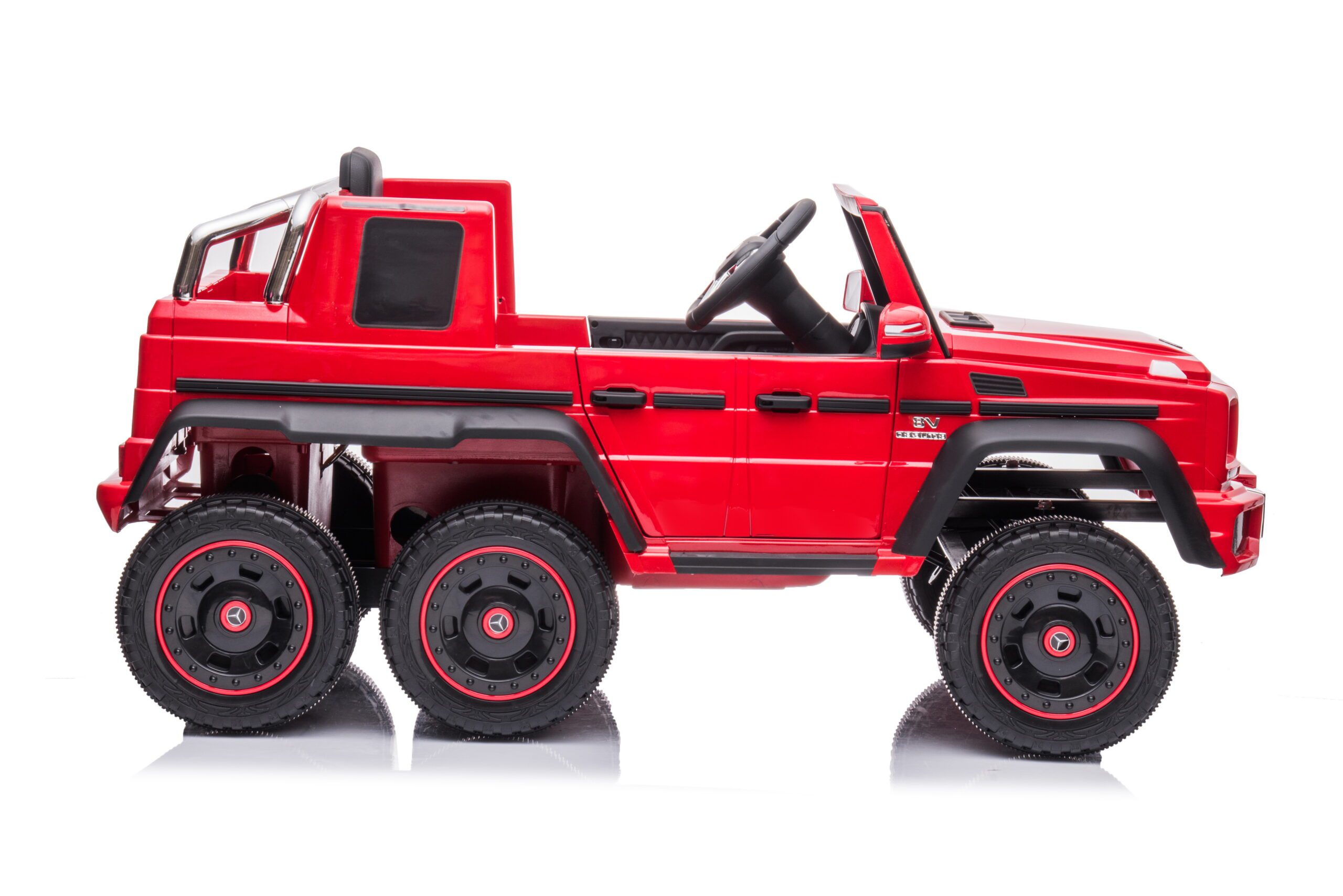 Vaikiškas elektromobilis HATIS “Mercedes-Benz G 63 AMG 6X6“, raudonas 2