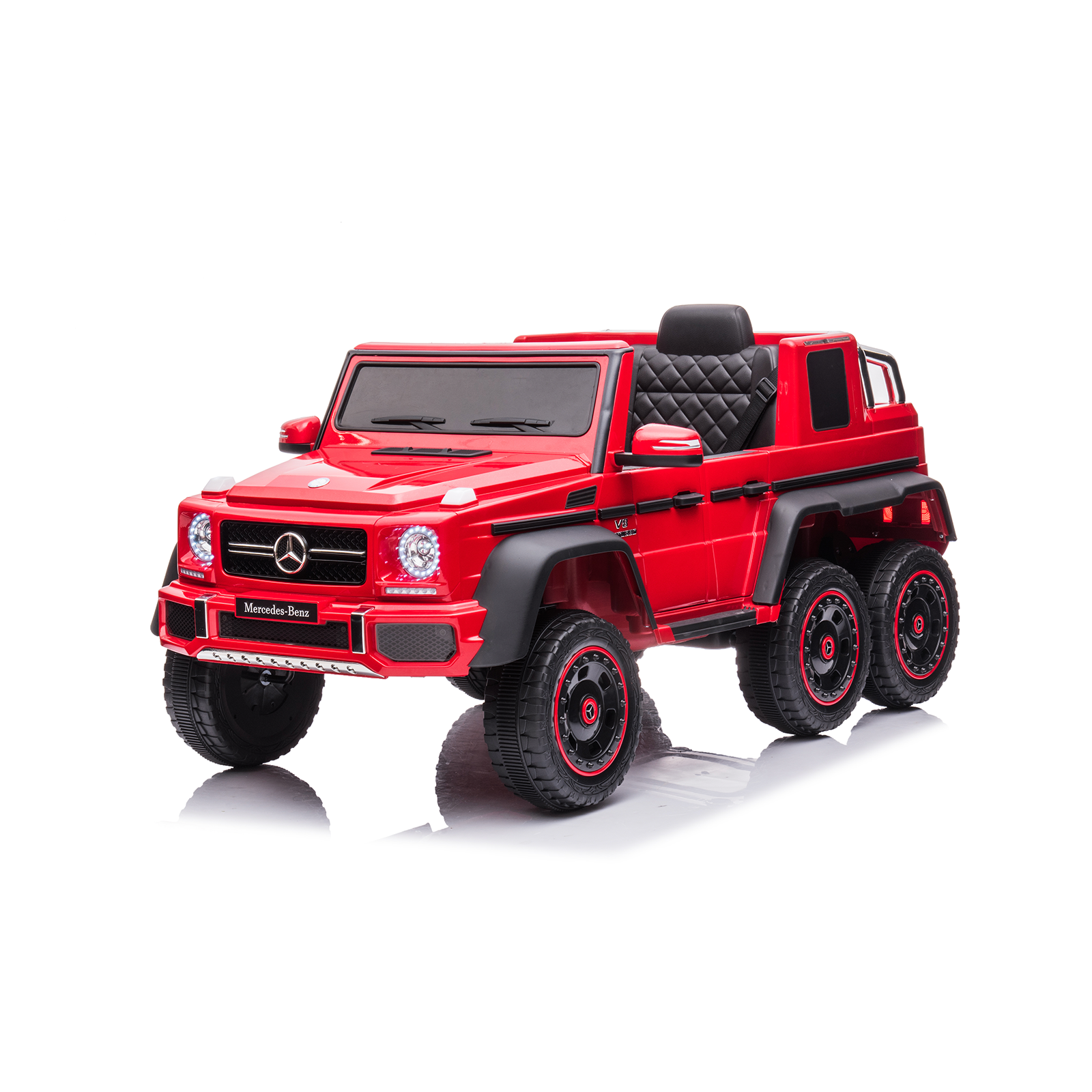 Vaikiškas elektromobilis HATIS “Mercedes-Benz G 63 AMG 6X6“, raudonas