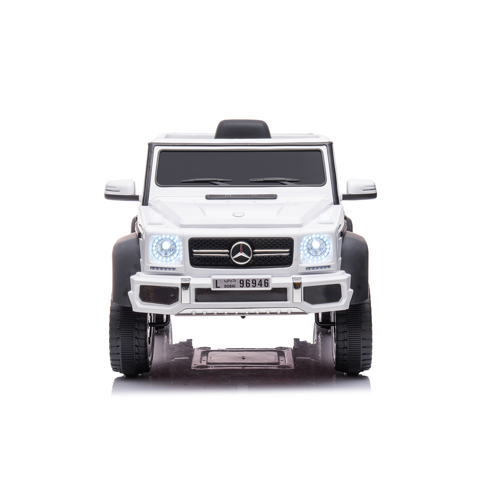 Vaikiškas elektromobilis HATIS “Mercedes-Benz G 63 AMG 6X6“, baltas