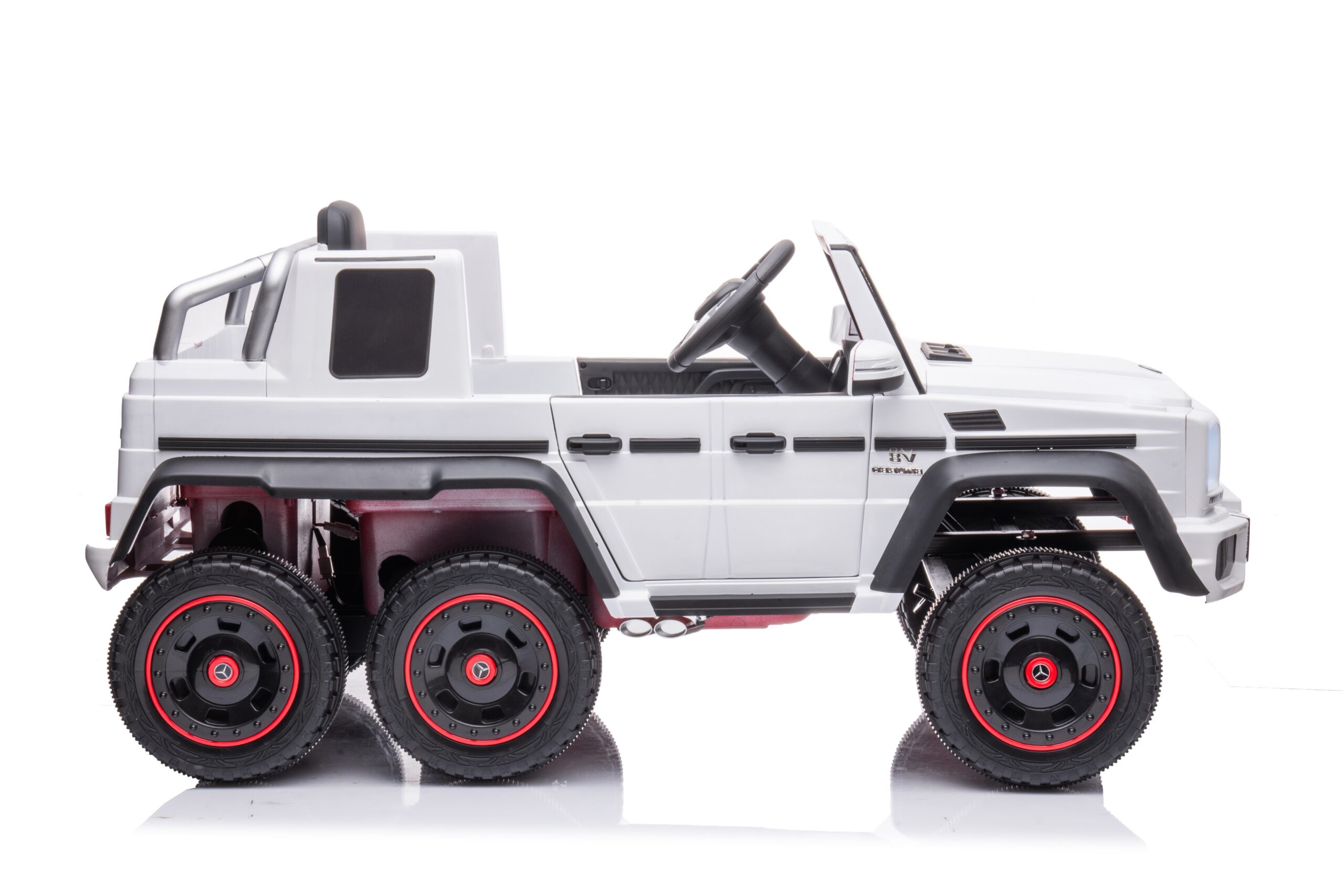 Vaikiškas elektromobilis HATIS “Mercedes-Benz G 63 AMG 6X6“, baltas 2