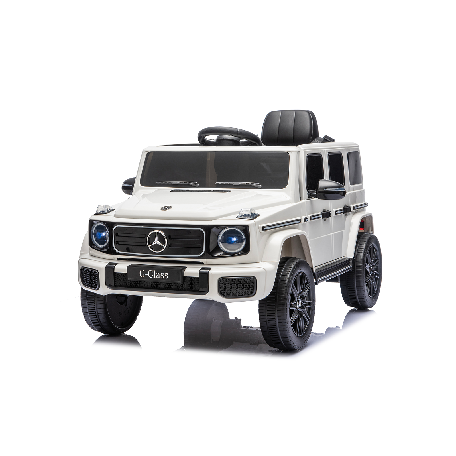 Vaikiškas elektromobilis HATIS “Mercedes-Benz G 580”, baltas