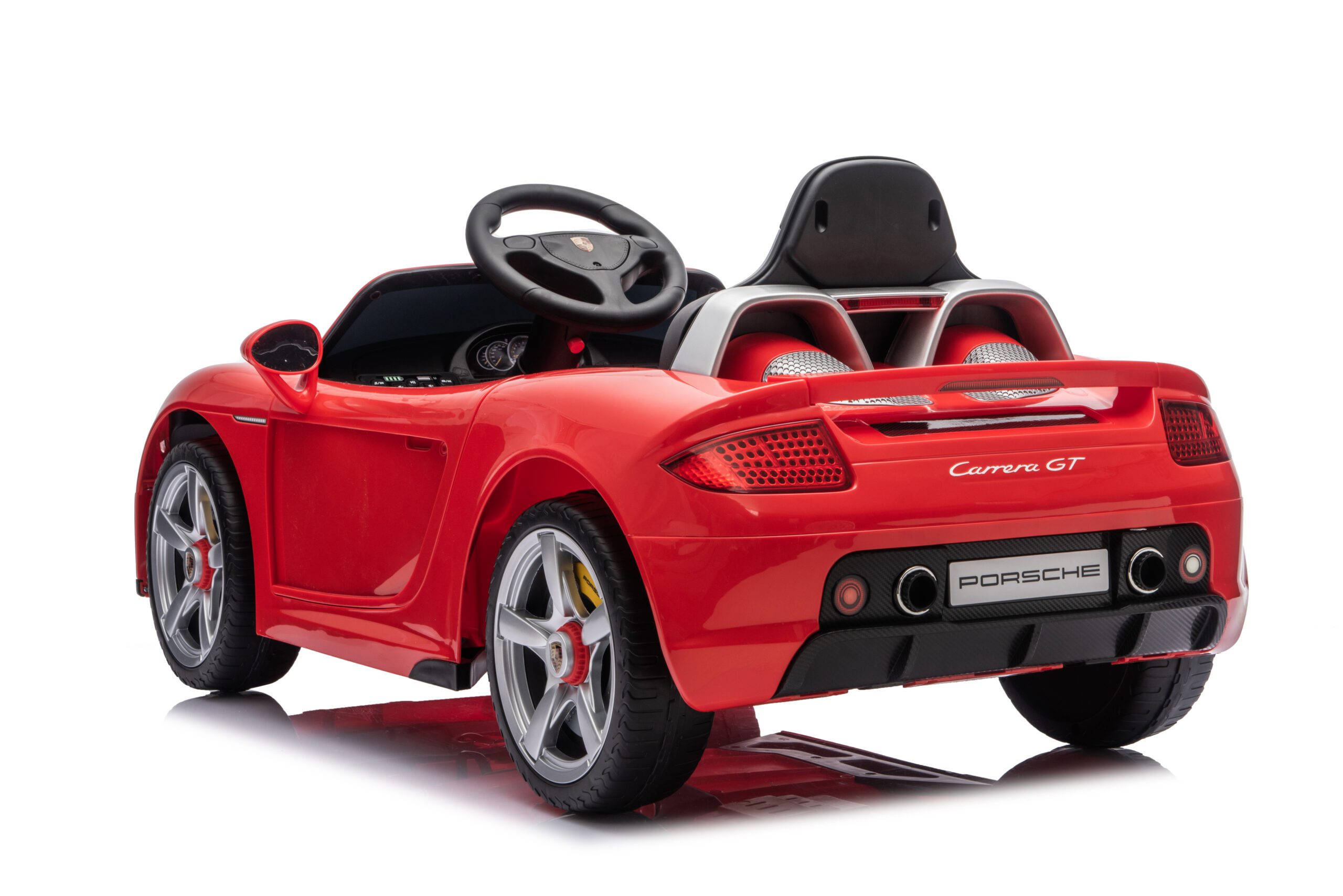 Elektromobilis HATIS Porsche Carrera GT, raudonas, 111 × 59 × 45 cm 3