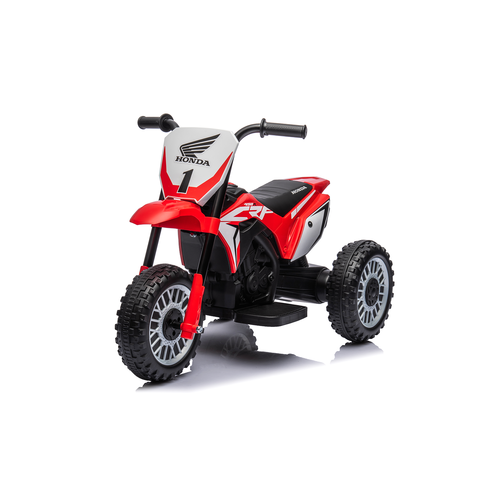 Vaikiškas elektrinis motociklas HATIS Honda CRF, raudonas, 71 × 40,5 × 43,5 cm