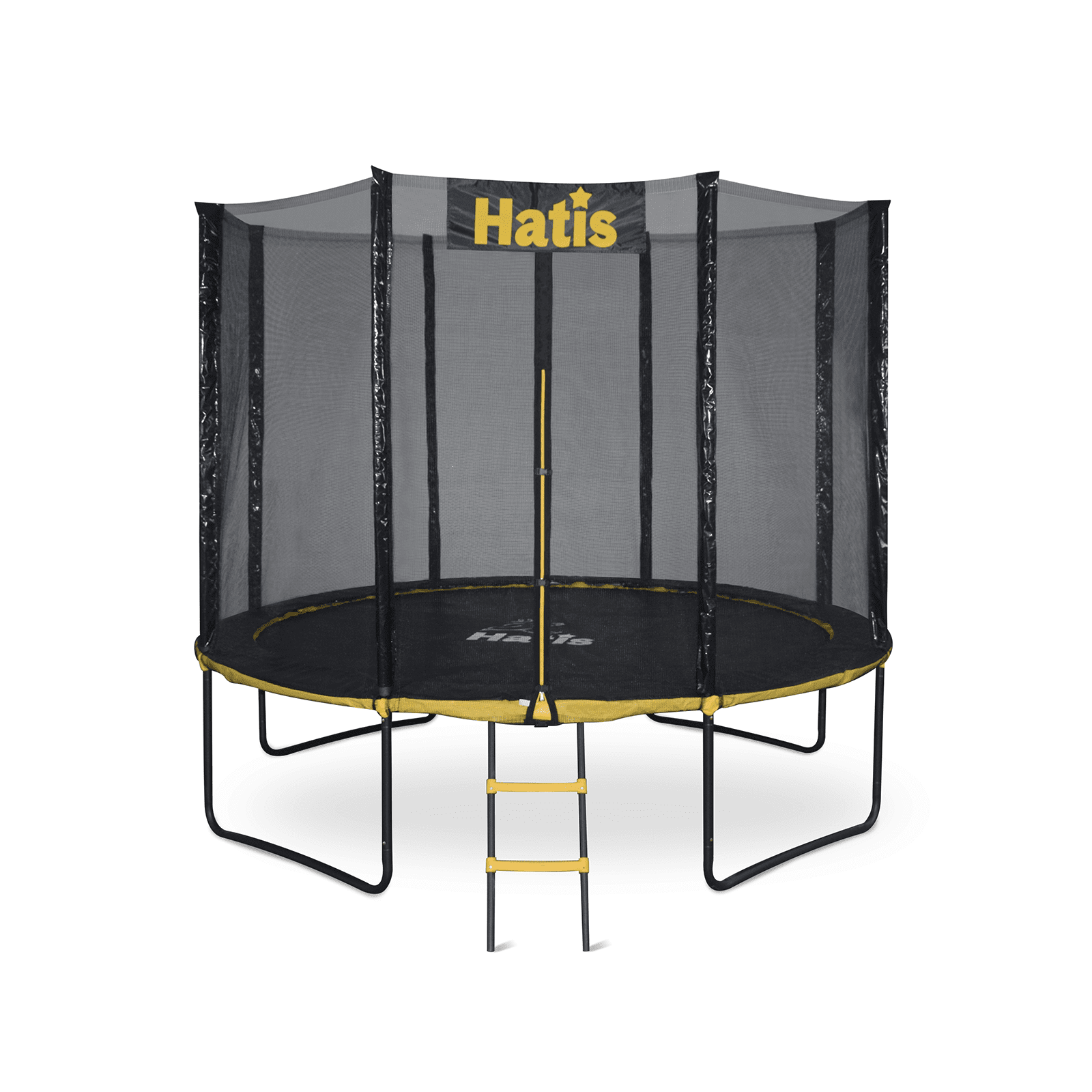 Batutas HATIS 3.05 m, su apsauginiu tinklu ir laipteliais