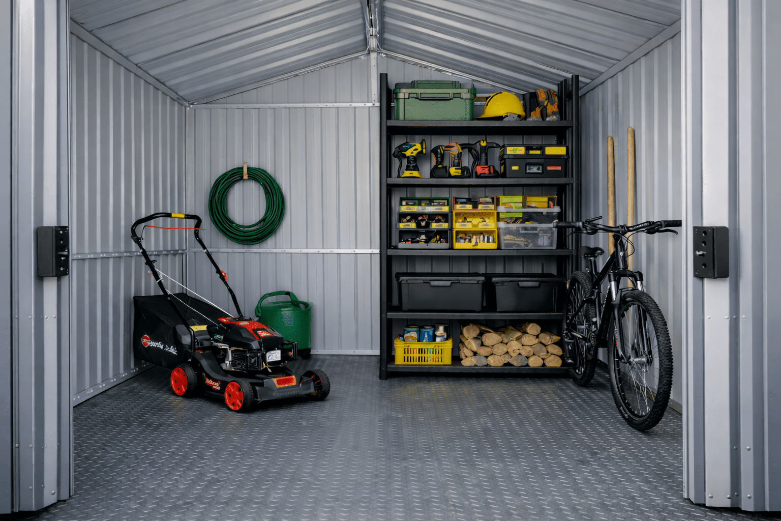 Metalinis sandėliukas HATIS, 3,82 m2, antracito 3