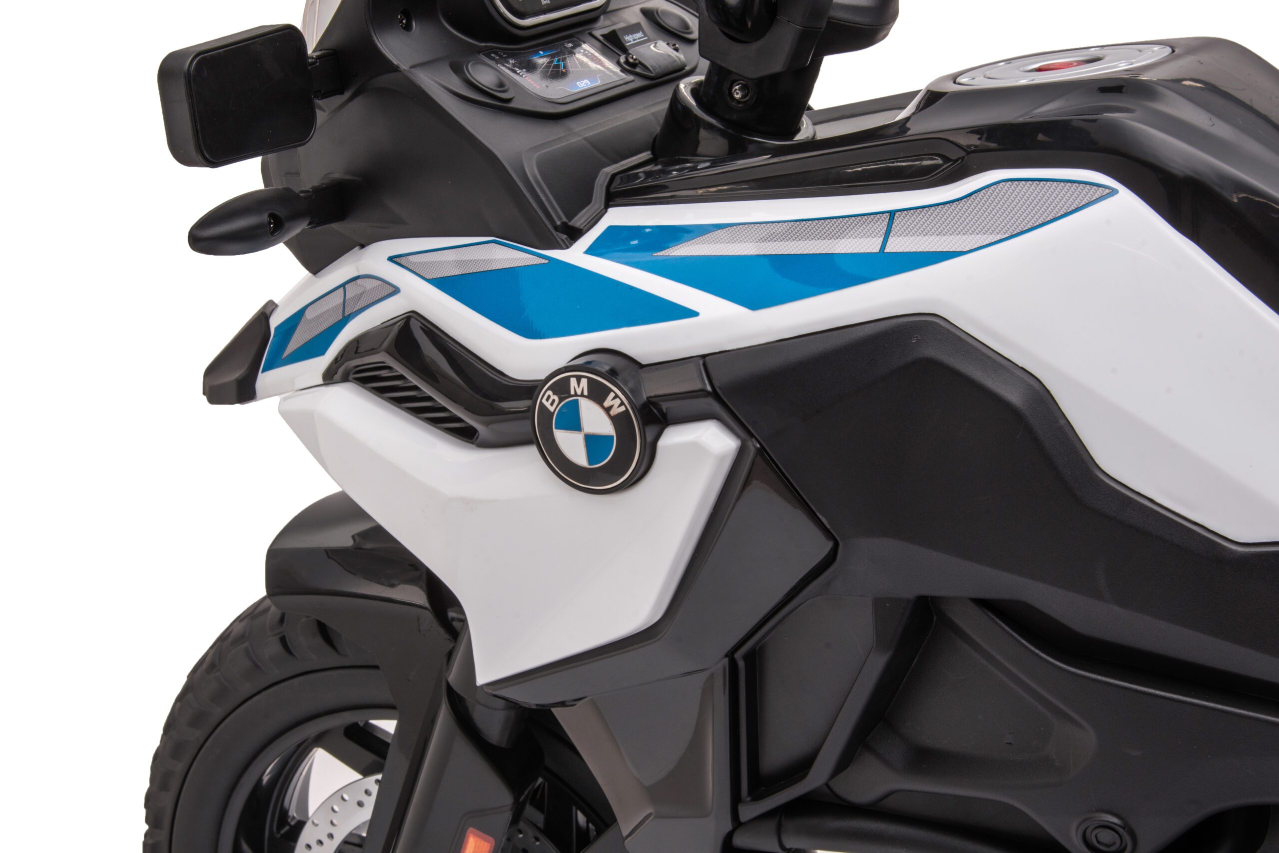 Vaikiškas elektrinis policijos motociklas HATIS "BMW F850 GS" 3