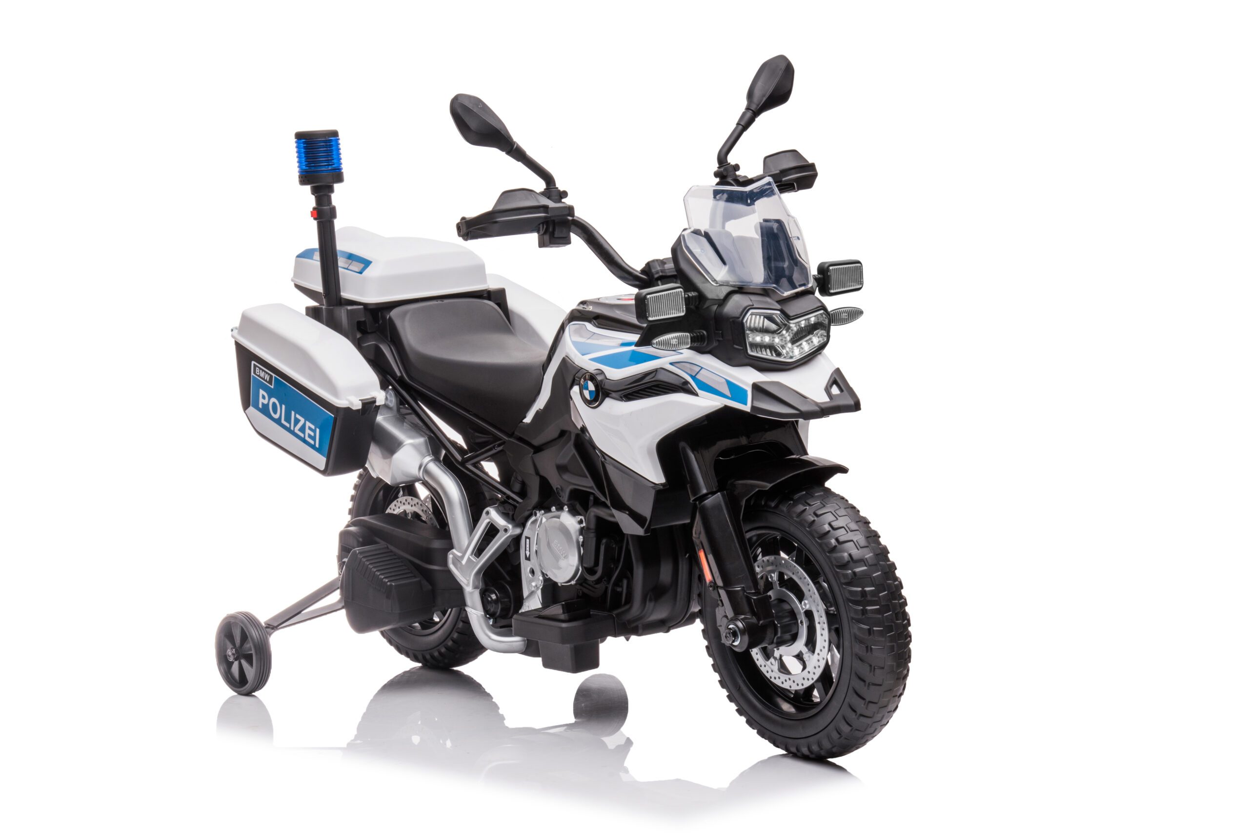 Vaikiškas elektrinis policijos motociklas HATIS "BMW F850 GS"