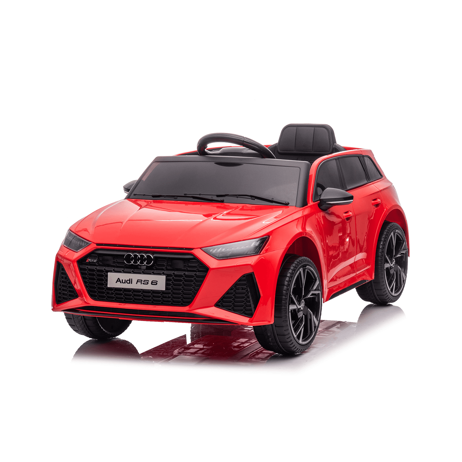 Vaikiškas elektromobilis Audi RS6 HATIS, raudonas