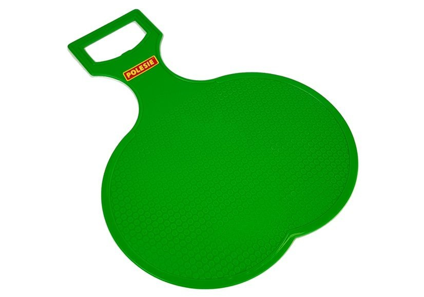 Plastikinės rogutės su rankena