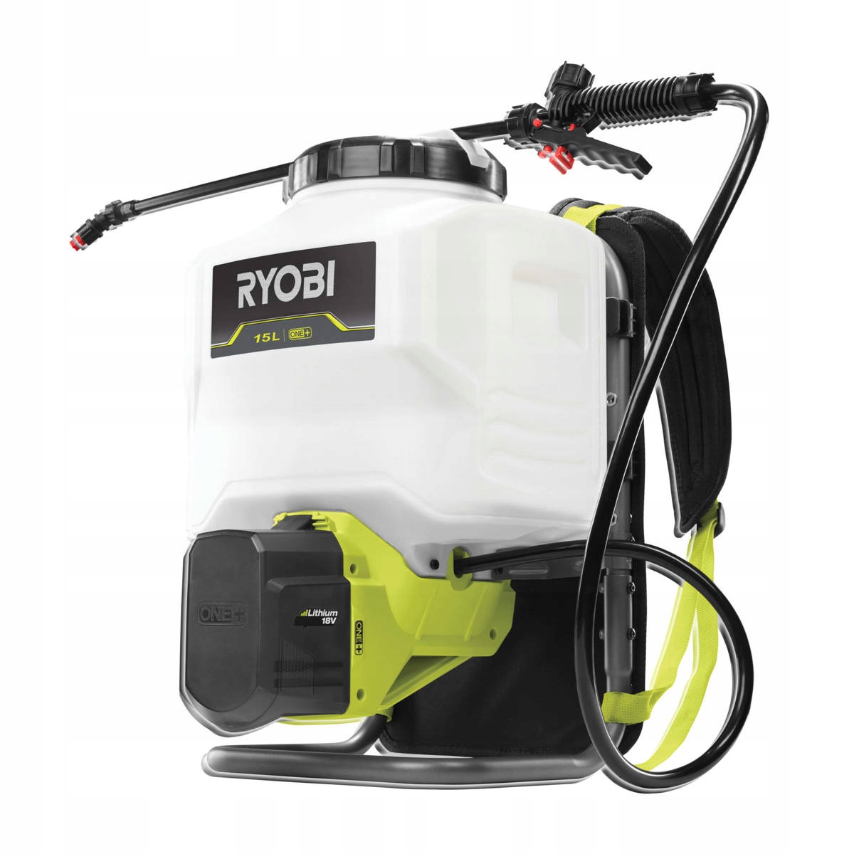 "Ryobi" 15 l metalinis 18 V 14 m kuprinis purkštuvas