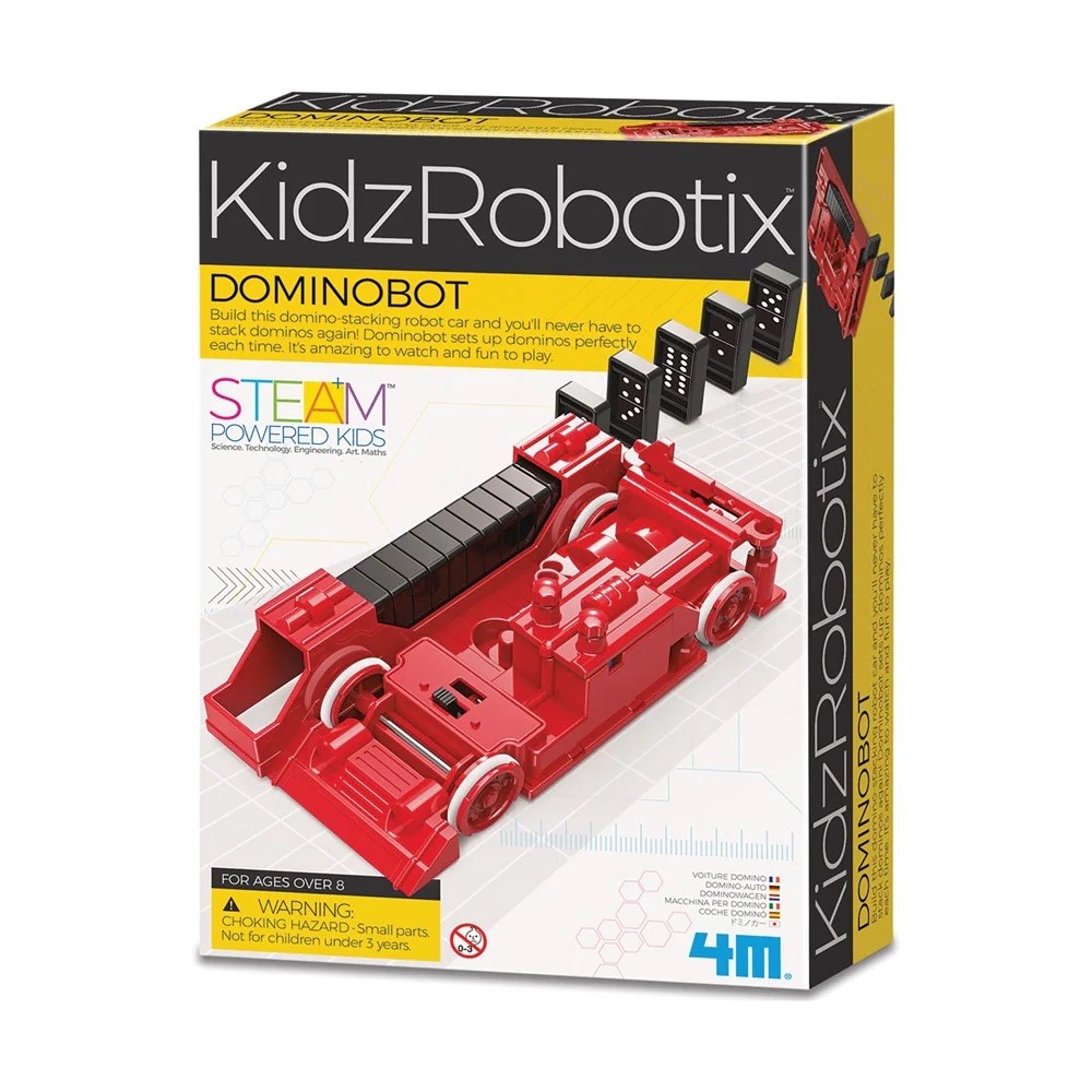 Edukacinis rinkinys 4m dominobot