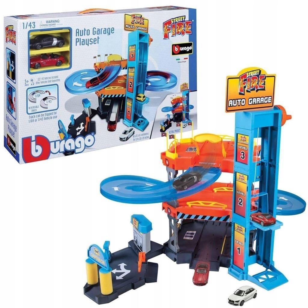 Automobilių garažas Street Fire Bburago 1:43