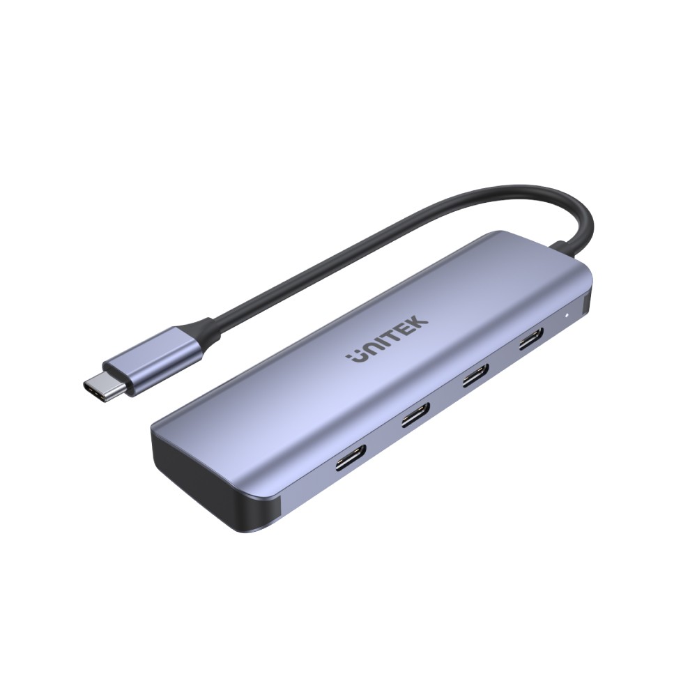 Unitek hub usb-c 3.1, 4x usb-c, 5 gbps, h1107k