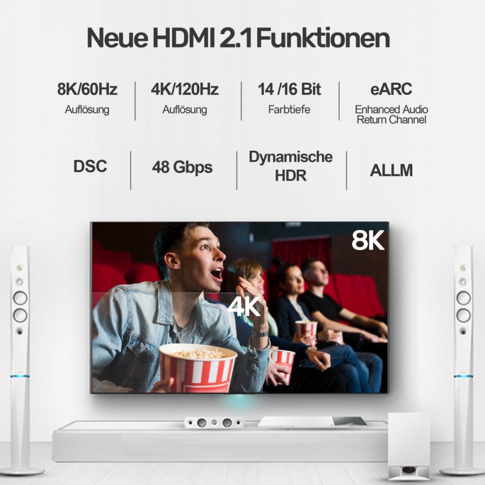Hdmi laidas unitek c139w