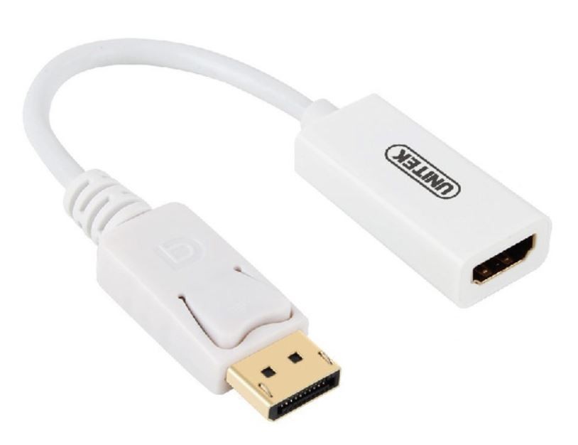 Hdmi laidas unitek displayport male, hdmi type a female