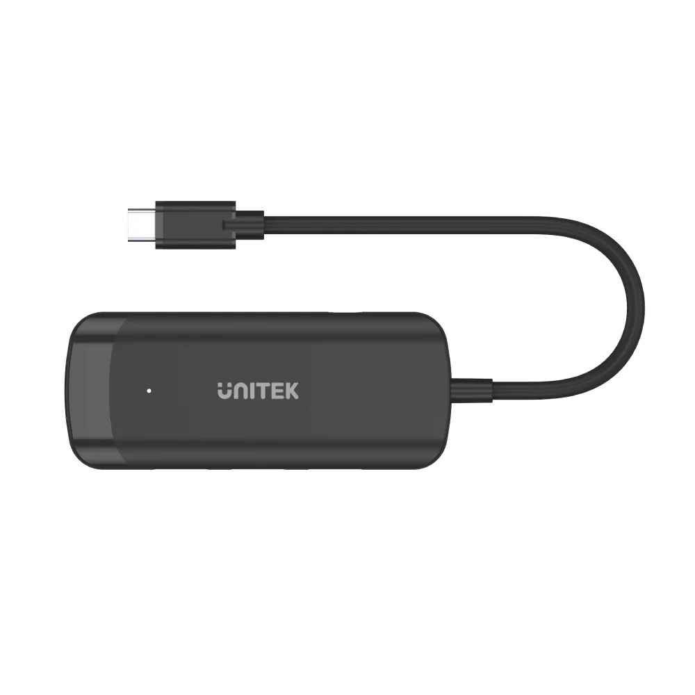Usb šakotuvas unitek h1110b, usb-c, 3 x usb-a 3.1, hdmi
