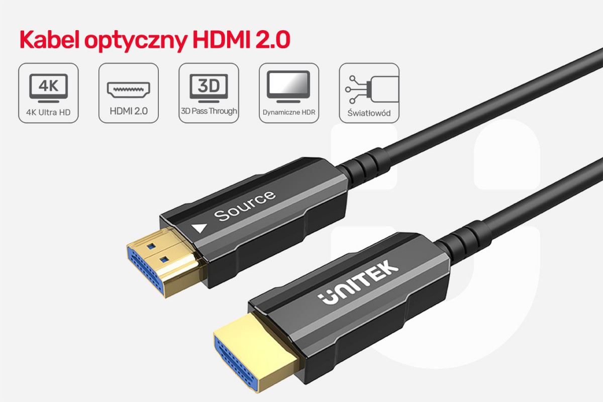 Hdmi laidas unitek hdmi, 10 m