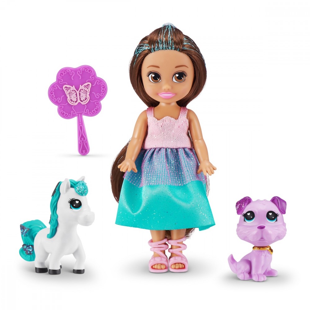 Lėlė burtininkė su vienaragiu bigbuy fun, 12 cm