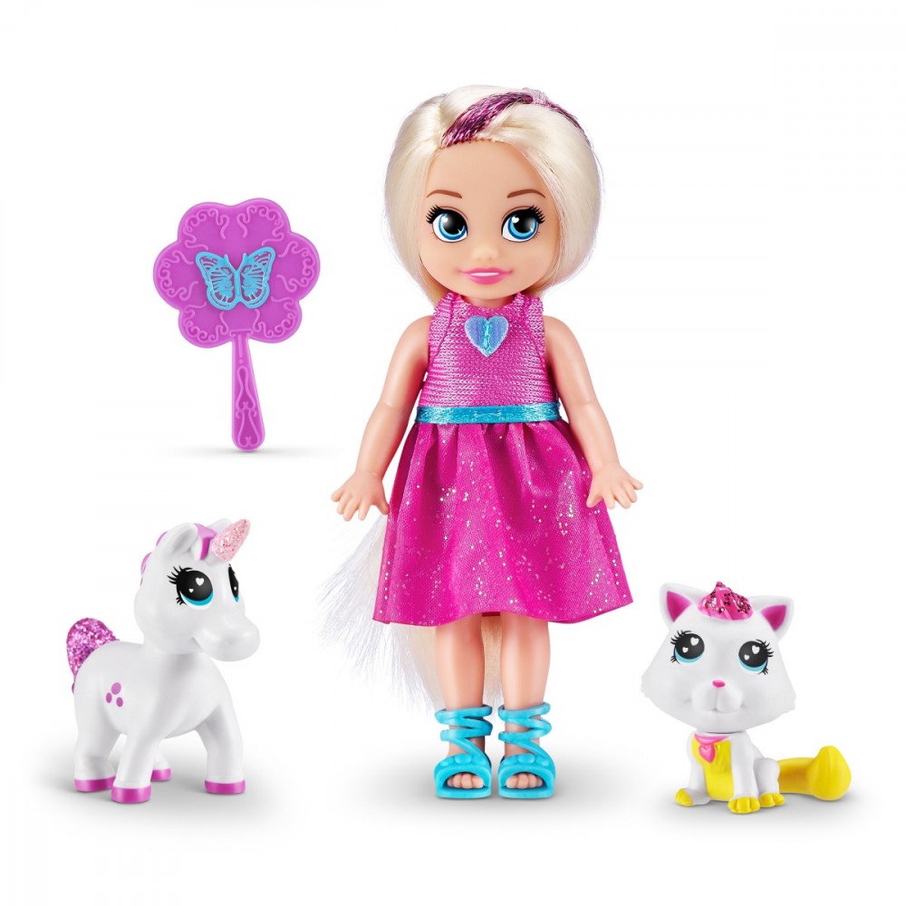 Lėlė burtininkė su vienaragiu bigbuy fun, 12 cm