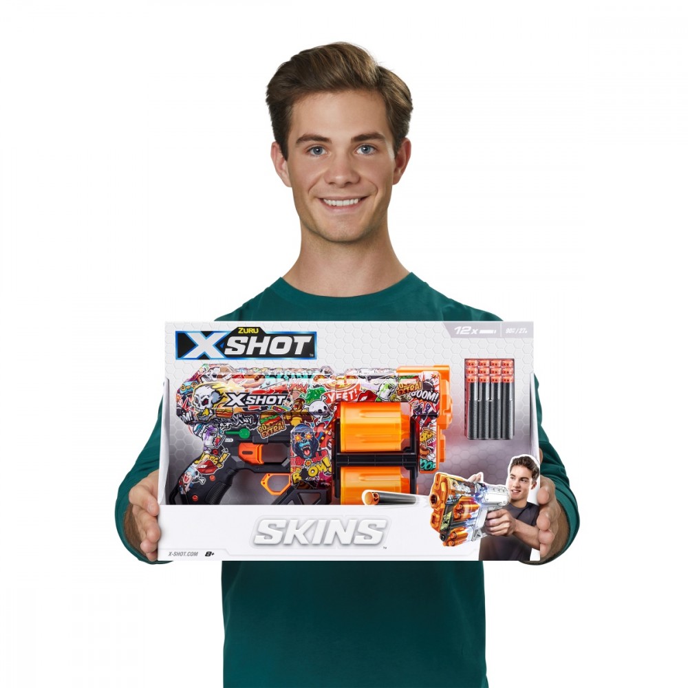 Žaislinis šautuvas x-shot skin dread kissy su priedais zuru, 36517h, 13 d.