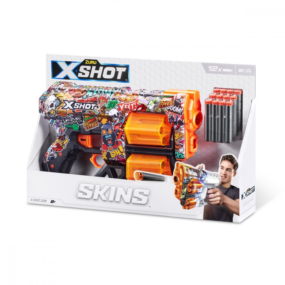 Žaislinis šautuvas x-shot skin dread kissy su priedais zuru, 36517h, 13 d.