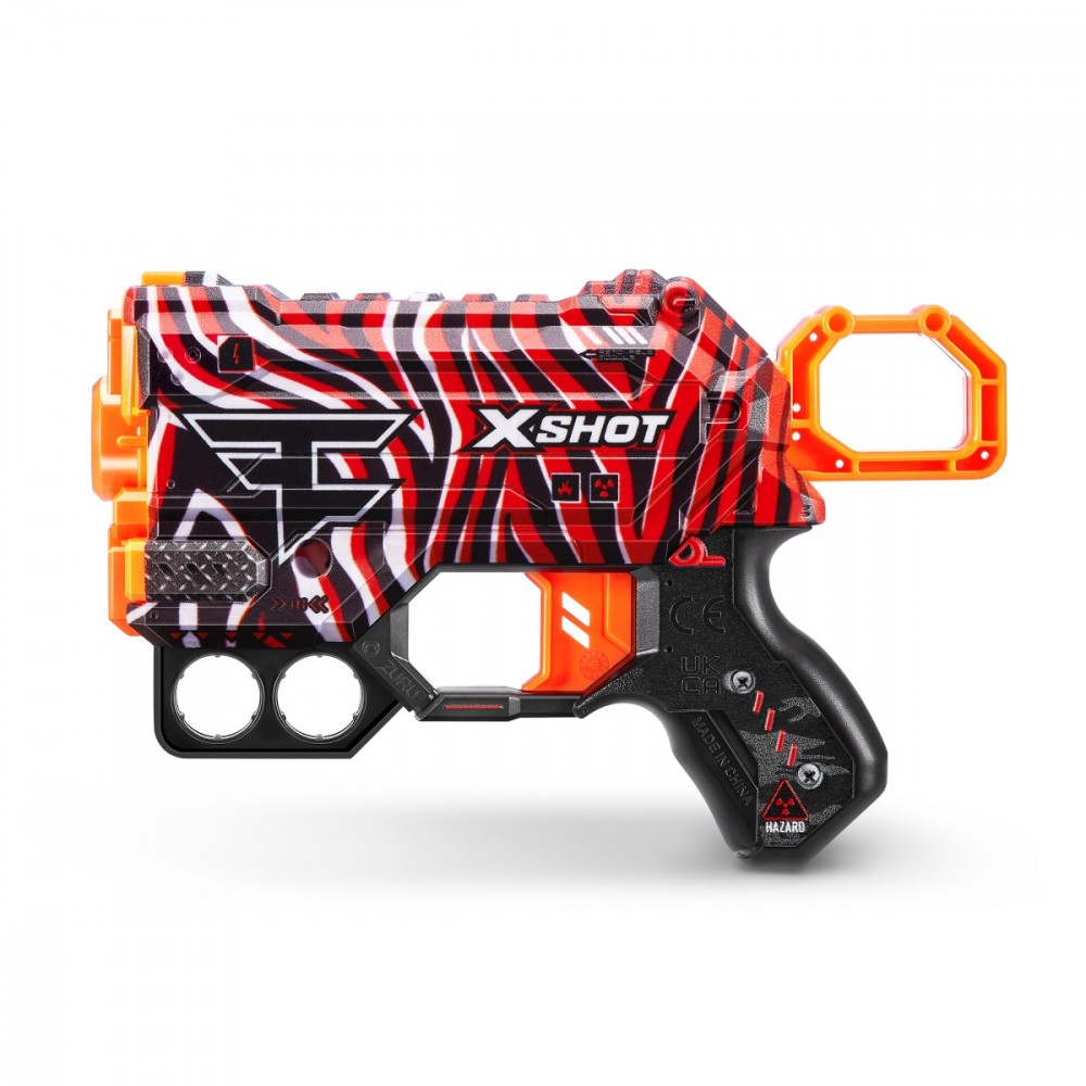 Putplasčio šovinių paleidimo įrenginys x-shot blaster skins menace faze blind zuru, 1 vnt, 5 d.