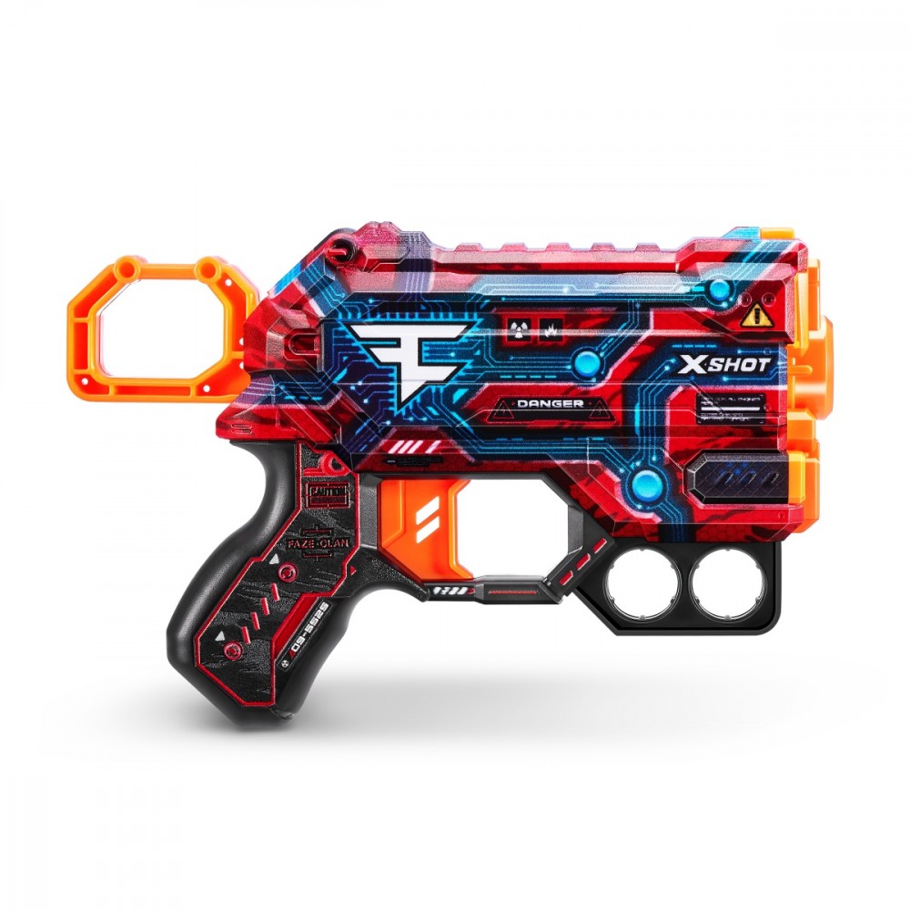 Putplasčio šovinių paleidimo įrenginys x-shot blaster skins menace faze blind zuru, 1 vnt, 5 d.