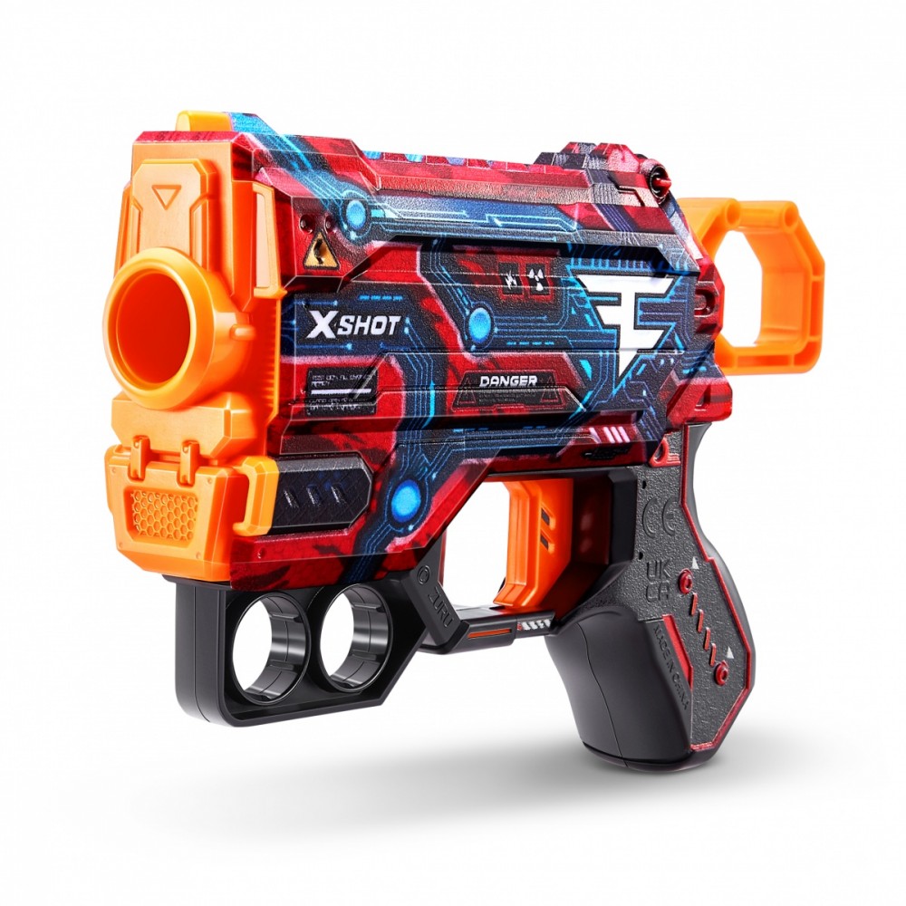 Putplasčio šovinių paleidimo įrenginys x-shot blaster skins menace faze blind zuru, 1 vnt, 5 d.