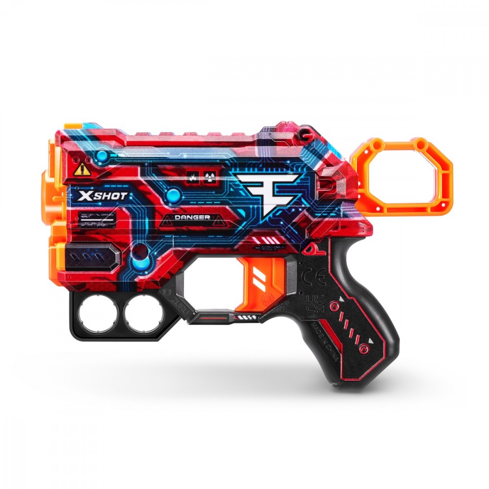 Putplasčio šovinių paleidimo įrenginys x-shot blaster skins menace faze blind zuru, 1 vnt, 5 d.