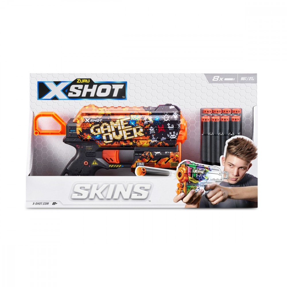 Žaislinis šautuvas x-shot skins flux su priedais zuru, 36516e