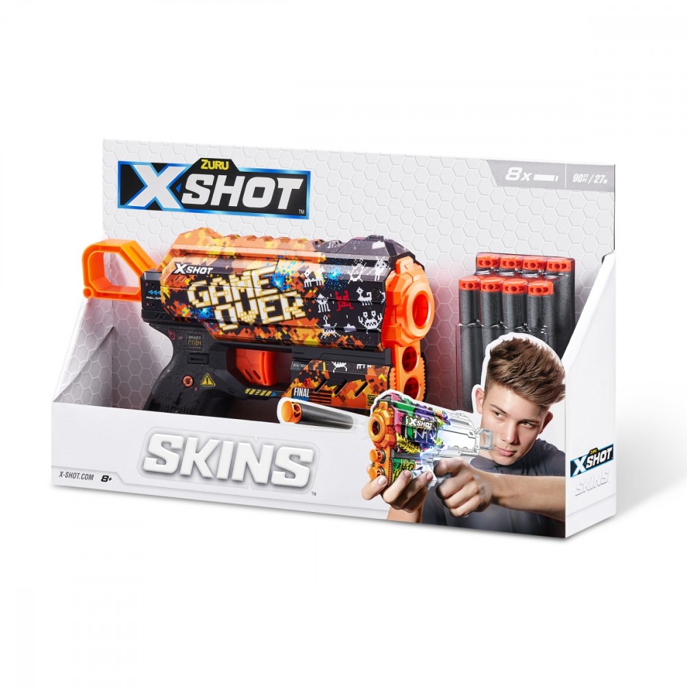 Žaislinis šautuvas x-shot skins flux su priedais zuru, 36516e